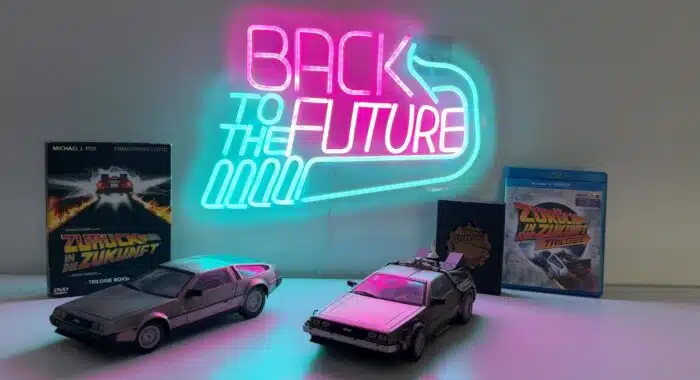LED-Neonschild Zurück in die Zukunft