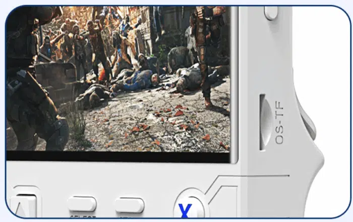 R36 Ultra retro Handheld MicroSD Kartenslot