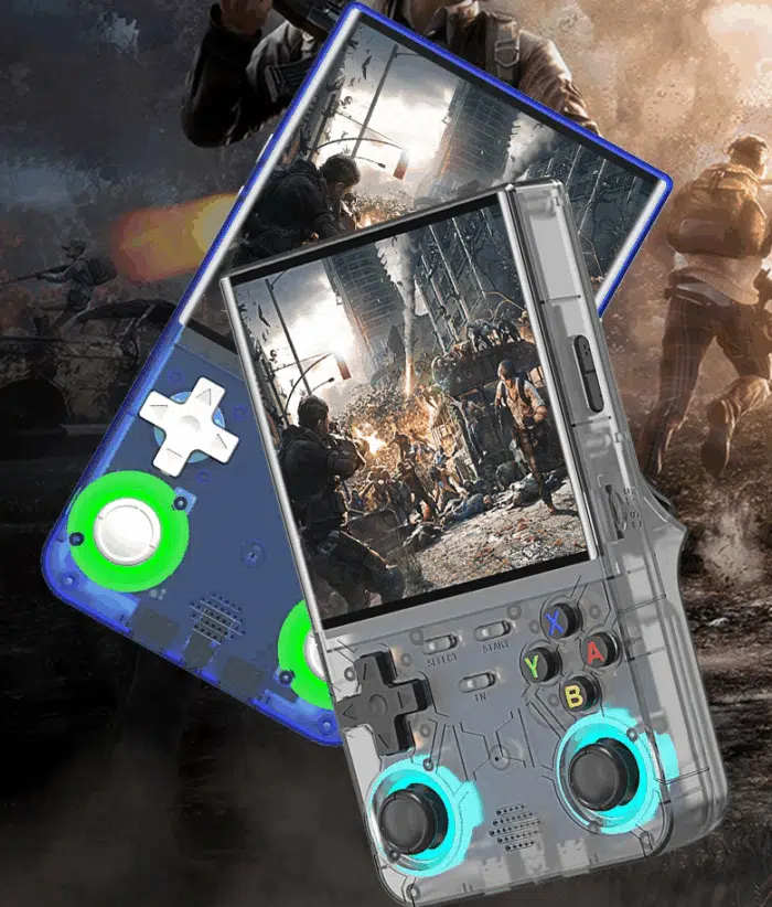 R36 Ultra retro Handheld Farbvarianten transparent