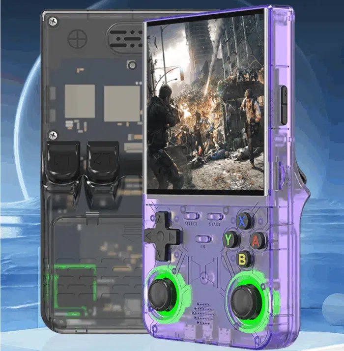R36 Ultra retro Handheld Farbvarianten transparent