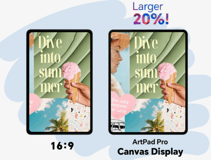 Teclast Artpad Pro Canvas Display