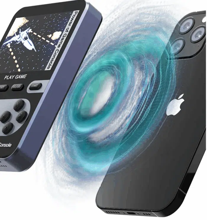 Retro Gaming Powerbank induktives Beladen & MagSafe
