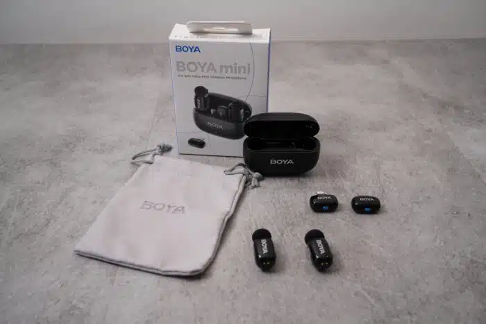 BOYA mini Mikrofon
Lieferumfang