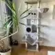210 cm Kratzbaum von AliExpress im Test – XXL-Kratzbaum für 50 €? (Hängematte, stabile Konstruktion, günstiger Preis, zwei Höhlen)