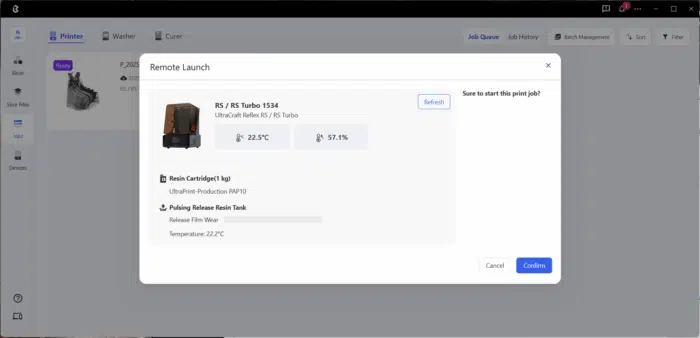 HeyGears UltraCraft Reflex RS Turbo SLA Printer