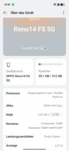 OPPO Ren14 FS 5G