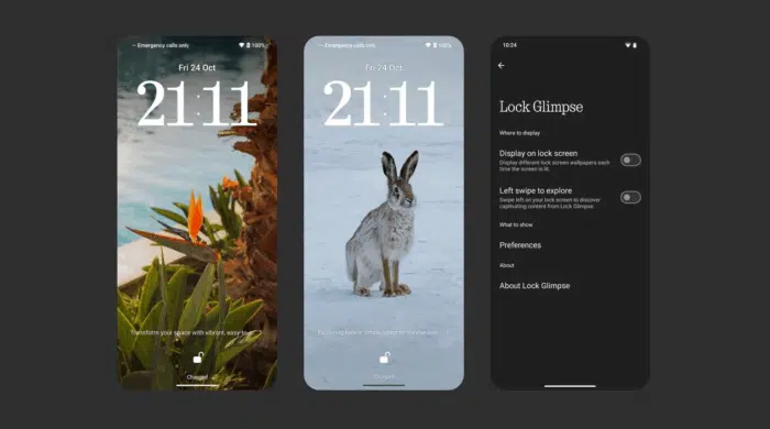Lock Glimpse Sperrbildschirm-Werbung