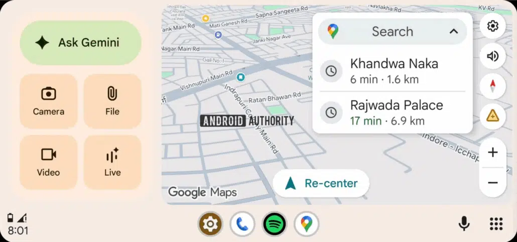 Android Auto Widgets