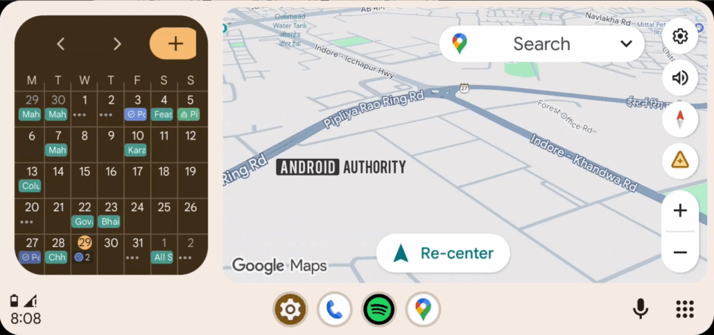 Android Auto Widgets