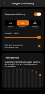 Creative Aurvana Ace 3
App Ansicht