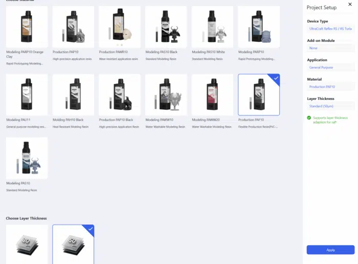 HeyGears UltraCraft Reflex RS Turbo SLA Printer