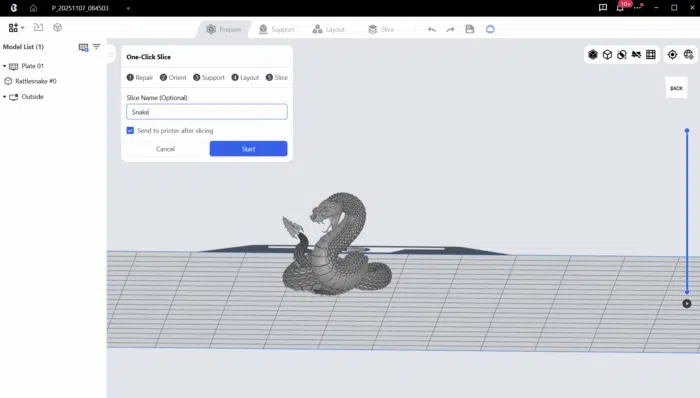 HeyGears UltraCraft Reflex RS Turbo SLA Printer