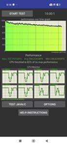 Poco F8 Pro CPU Throttling Test