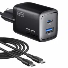 INIU 30W USB C Ladegerät, 2-Port [USB C + USB A]