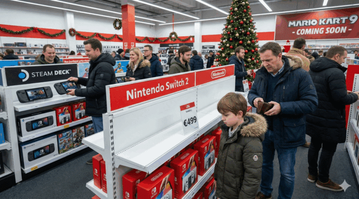Nintendo Switch 2 - Hoher Preis bremst Verkaufszahlen im Weihnachtsgeschäft
