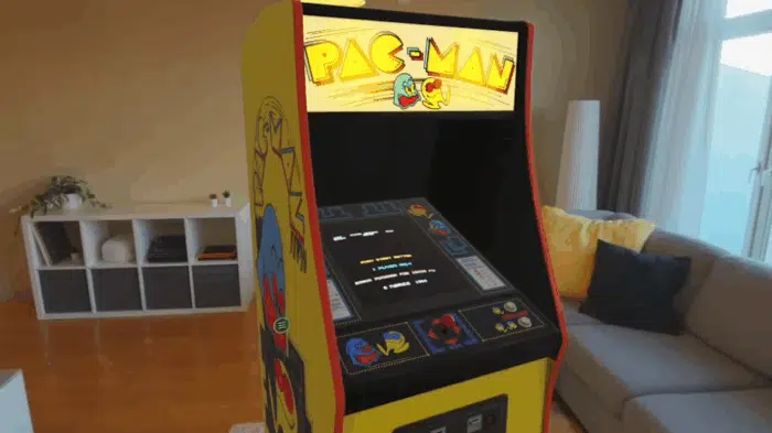 Retrocade für Vision Pro