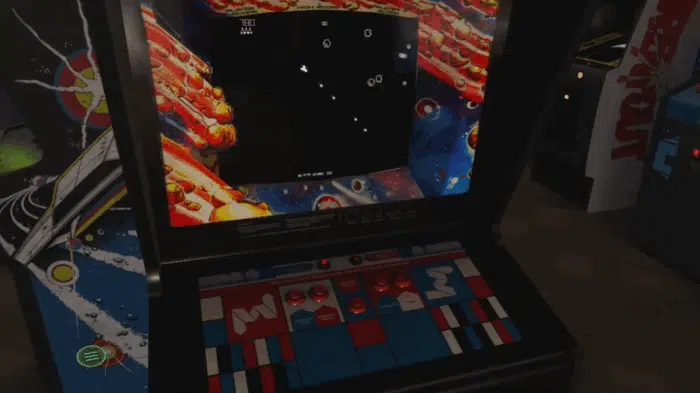 Retrocade für Vision Pro