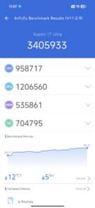 Xiaomi 17 Ultra Benchmarks