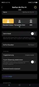 EarFun Air Pro 4+ KI-Übersetzungstool