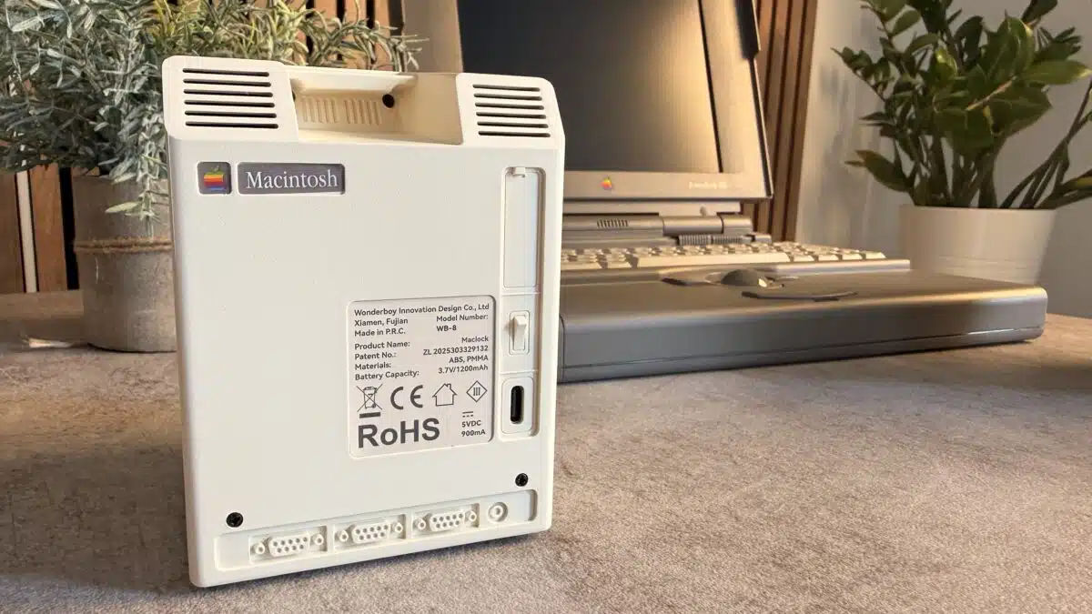 Maclock Macintosh Wecker