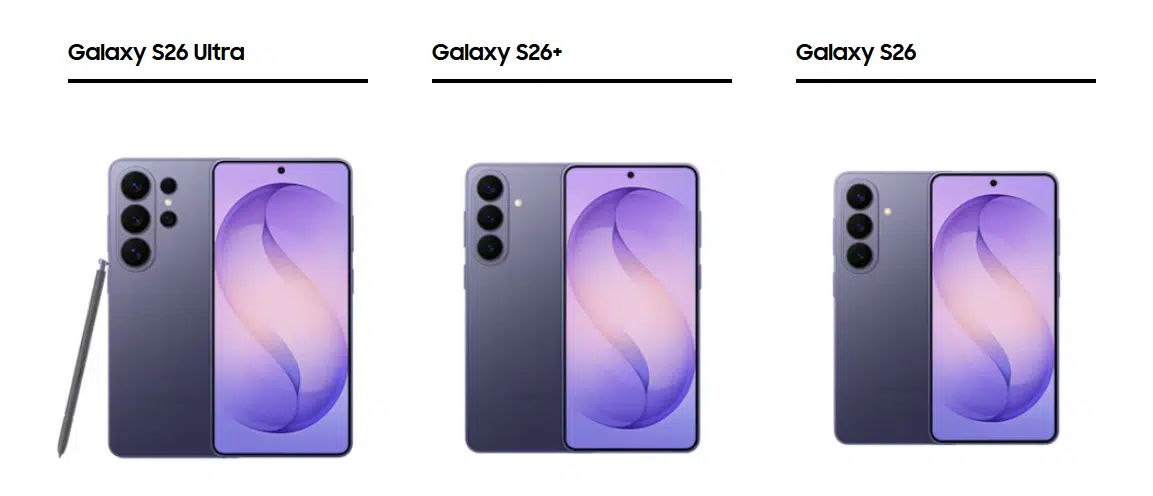 Samsung Galaxy S26, S26+ und S26 Ultra