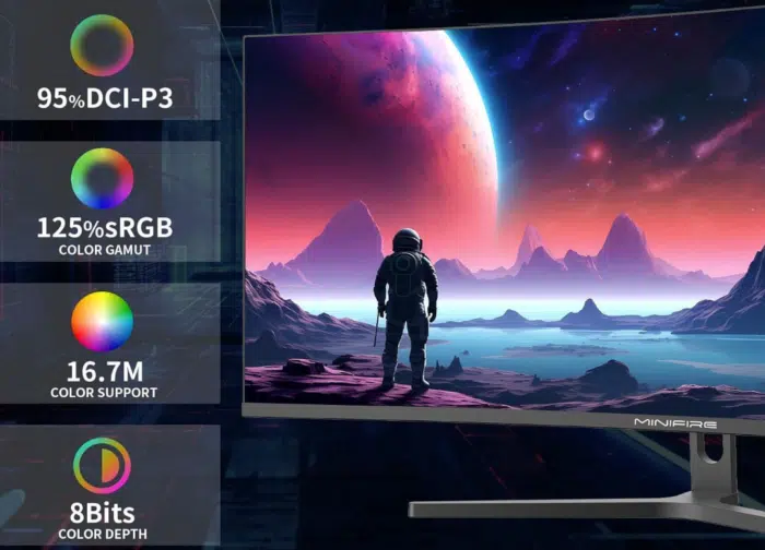 Minifire 34 Zoll UWQHD Curved Gaming Monitor