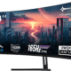 Minifire 34 Zoll UWQHD Curved Gaming Monitor für schmales Geld (34″, 3440 x 1440, curved 1500R, 300 Nits, VA Panel, 165 Hz, x HDMI 2.1, 2x DP 1.4, 3,5mm Klinke)
