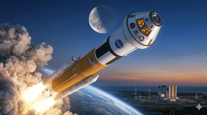 Historischer Start - Artemis II bringt erste Crew seit Jahrzehnten Richtung Mond