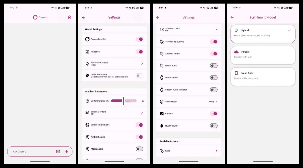 Google COSMO: Experimentelle KI-Assistent-App im Play Store kurz aufgetaucht