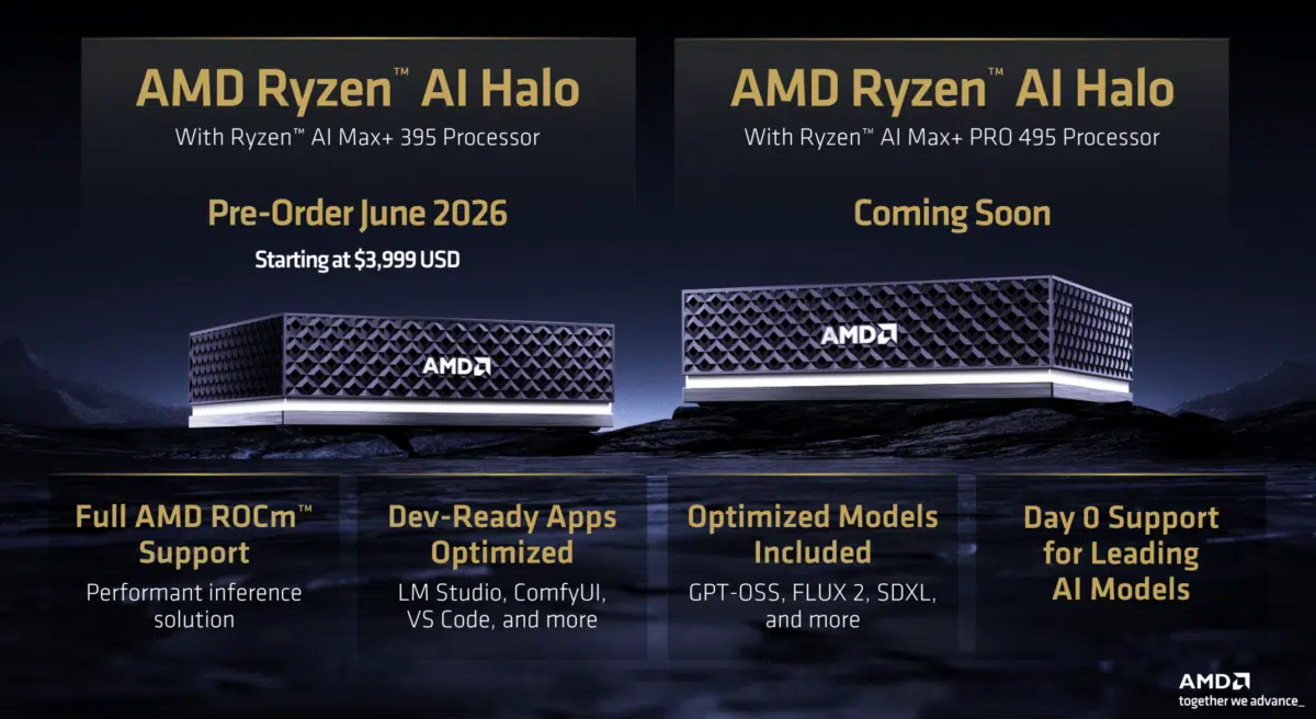 AMD Ryzen AI Max: Mini-PC mit 128 GB RAM und neue Chips mit bis zu 192 GB