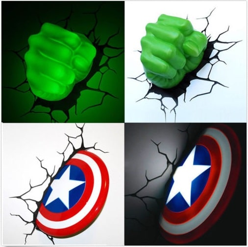 Marvel "The Avengers" Wandlampen Ab 40€ Günstig Kaufen 02