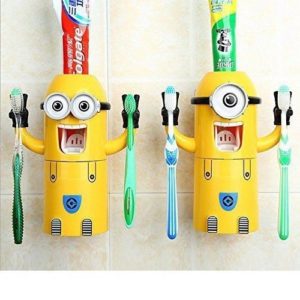 Minions Zahnpasten-Spender und Zahnbürsten-Halter