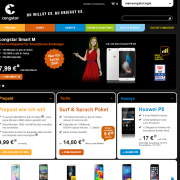Congstar Homepage - Stand 03.09.2015