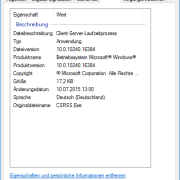 Windows-Prozess csrss.exe unter Windows 10
