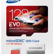 Samsung Speicherkarte MicroSDXC 128GB EVO Plus UHS-I Grade 1 Class 10