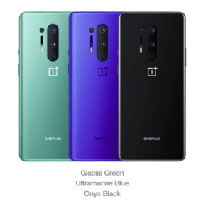 OnePlus 8 Pro Farben und Rückansicht